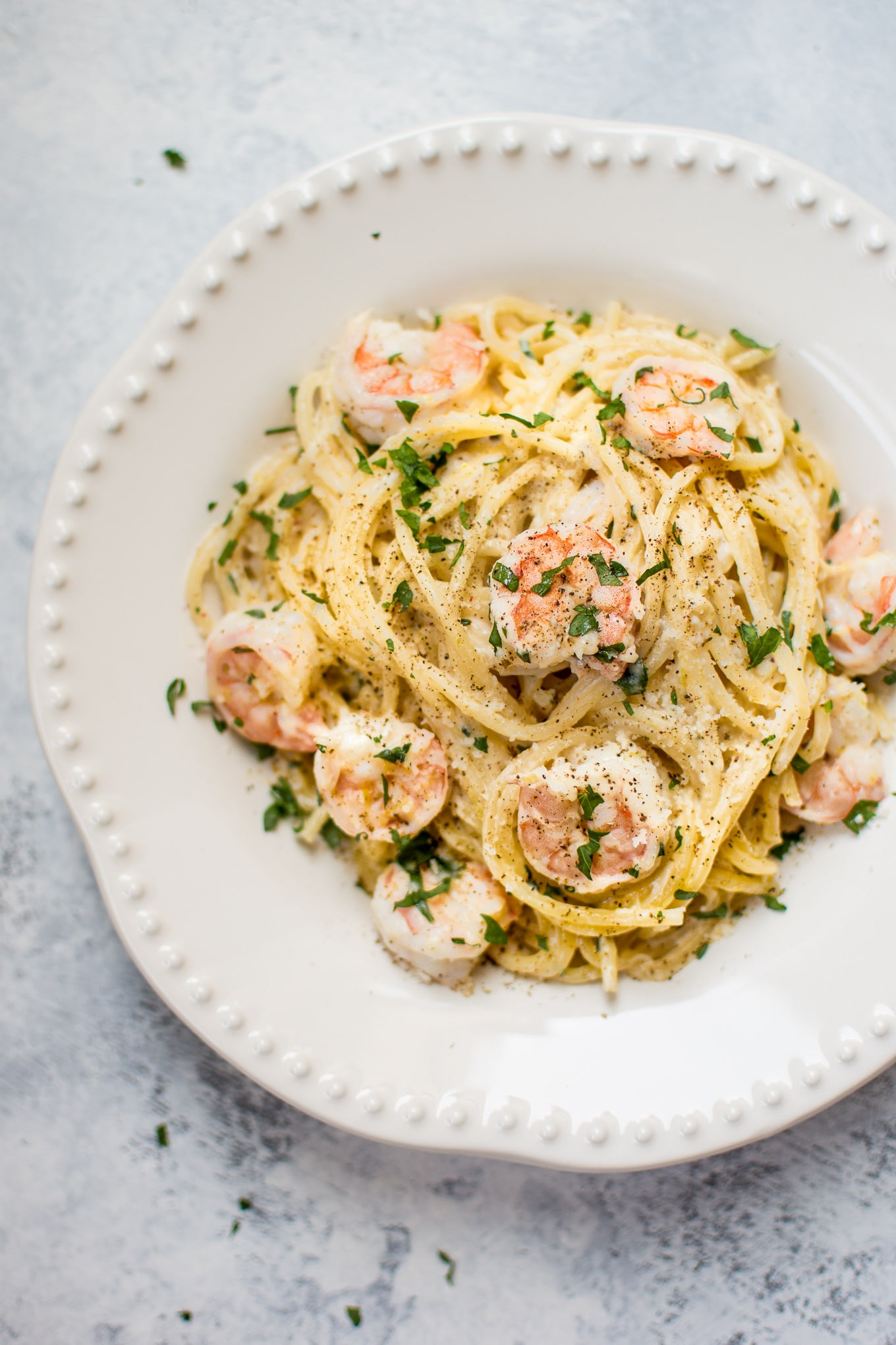 Creamy Shrimp Pasta
 Creamy Lemon Shrimp Pasta • Salt & Lavender