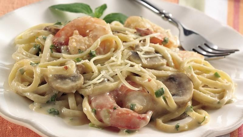 Creamy Shrimp Pasta
 Creamy Seafood Pasta recipe from Betty Crocker