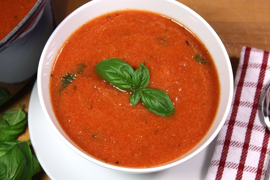 Creamy Tomato Basil Soup
 Creamy Tomato Basil Soup Don t Sweat The Recipe