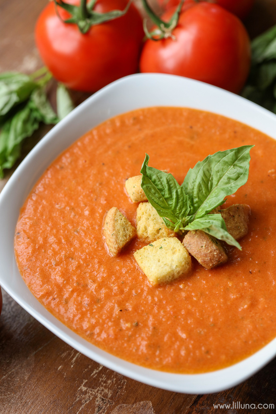 Creamy Tomato Basil Soup
 Creamy Tomato Basil Soup Lil Luna