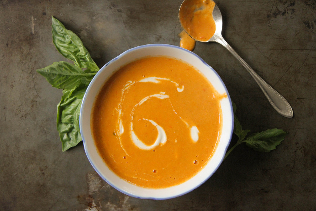 Creamy Tomato Basil Soup
 Creamy Tomato Basil Soup Vegan