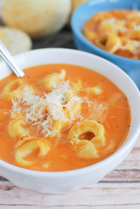 Creamy Tomato Tortellini Soup
 Creamy Tomato Tortellini Soup Fake Ginger