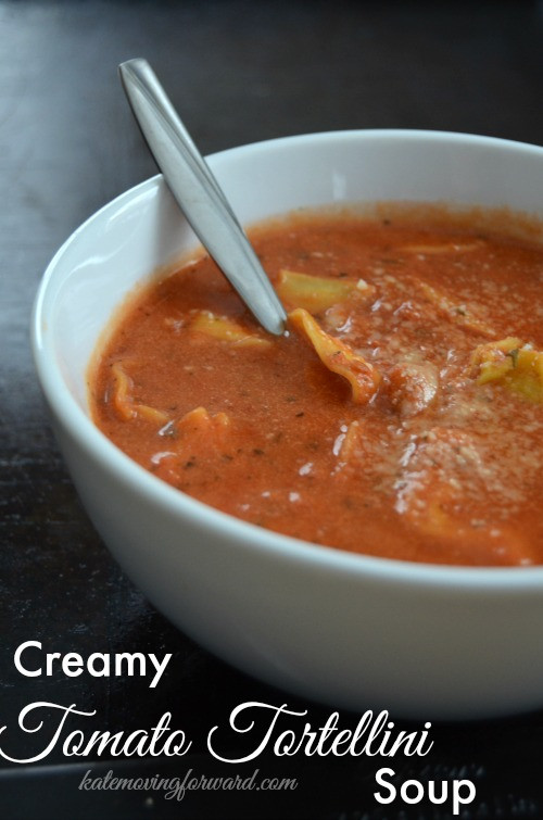 Creamy Tomato Tortellini Soup
 Creamy Tomato Tortellini Soup