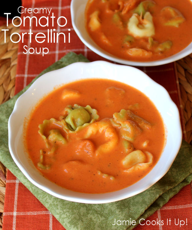 Creamy Tomato Tortellini Soup
 Creamy Tomato Tortellini Soup