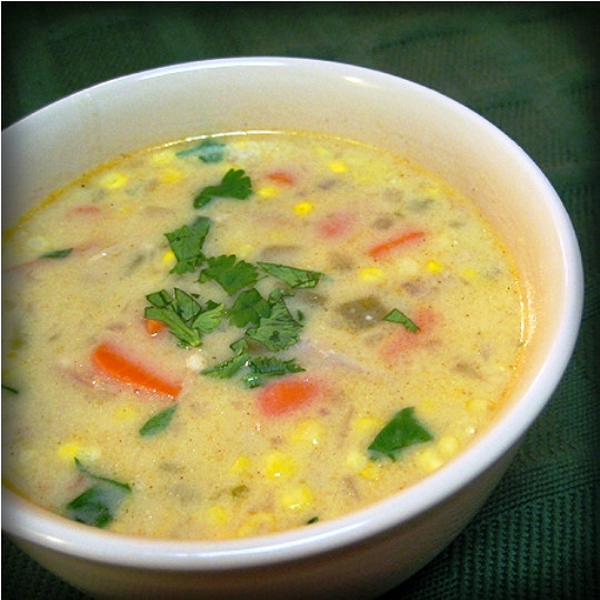 Creamy Turkey Soup
 The Bestest Recipes line Creamy Mexican Turkey Soup