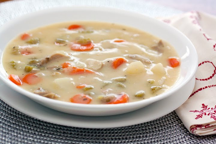 Creamy Turkey Soup
 The Cooking grapher Cream of Turkey or Chicken Soup