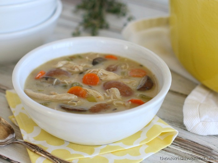 Creamy Turkey Soup
 Creamy Turkey Veggie Soup dairy free