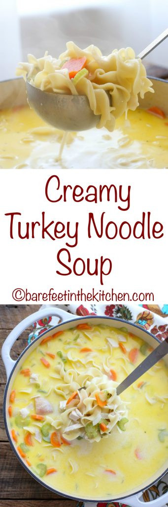 Creamy Turkey Soup
 Creamy Turkey Noodle Soup