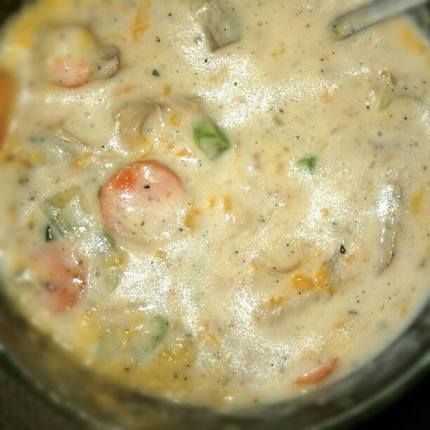 Creamy Turkey Soup
 eats for fam