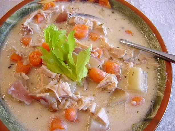 Creamy Turkey Soup
 Creamy Turkey Soup Crock Pot Recipe Food