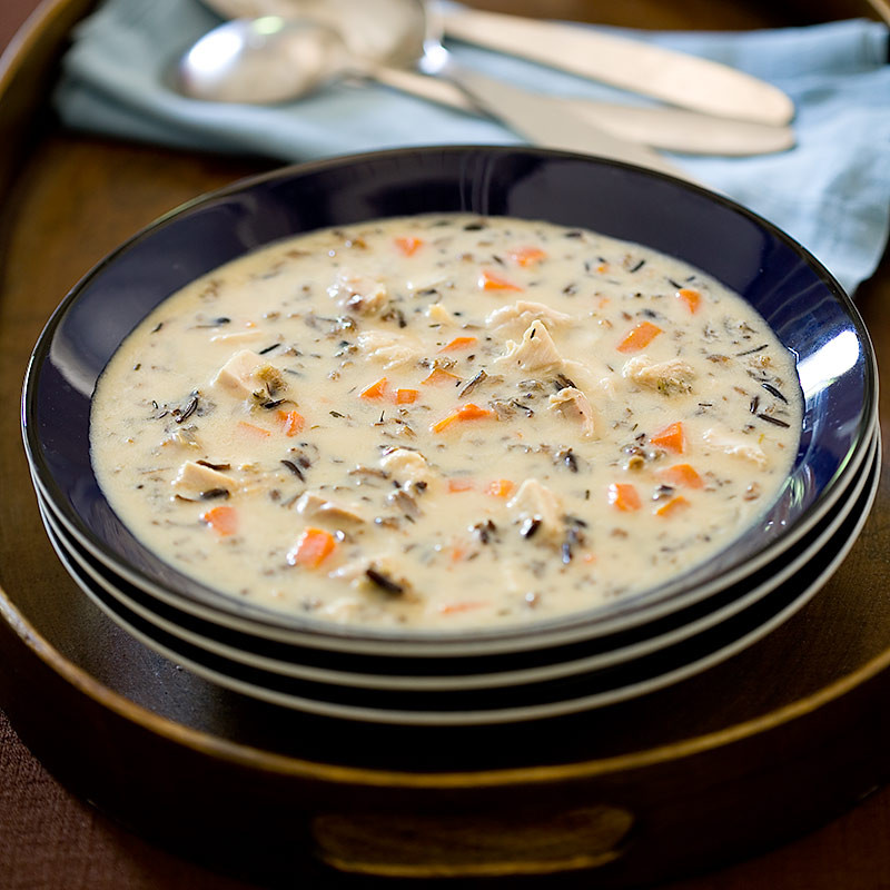 Creamy Turkey Soup
 Creamy Turkey and Wild Rice Soup