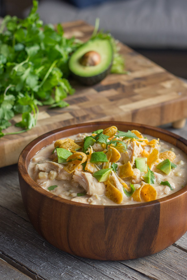 Creamy White Chicken Chili
 Creamy Crockpot White Chicken Chili Lovely Little Kitchen