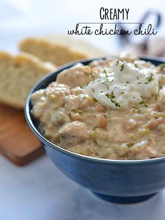 Creamy White Chicken Chili
 Creamy White Chicken Chili