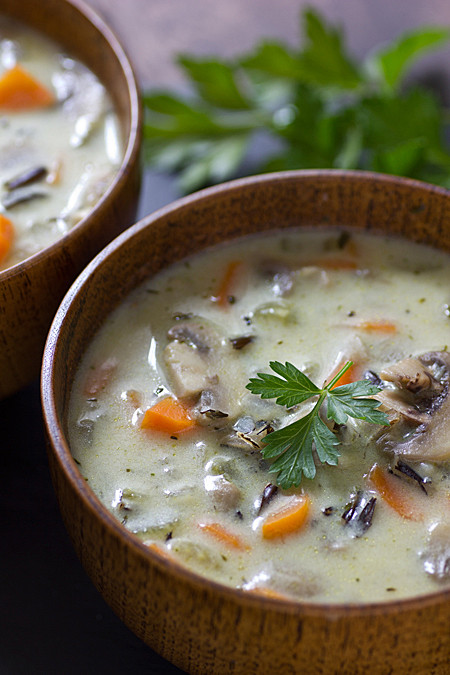 Creamy Wild Rice Soup
 30 Warm and Cozy Soups & Stews Whole and Heavenly Oven