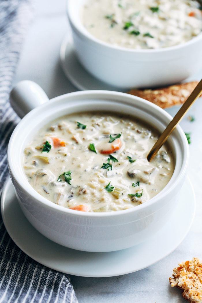 Creamy Wild Rice Soup
 Creamy Wild Rice Mushroom Soup Making Thyme for Health