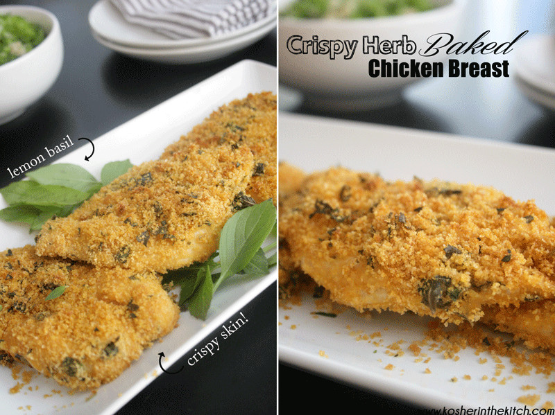 Crispy Baked Chicken Breast
 Crispy Herb Baked Chicken Breast Kosher In The Kitch