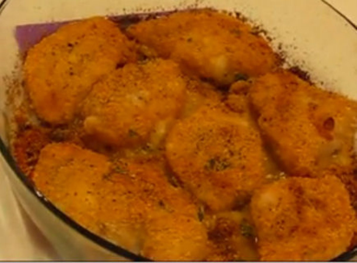 Crispy Baked Chicken Breast
 Crispy Oven baked Parmesan Chicken Breast