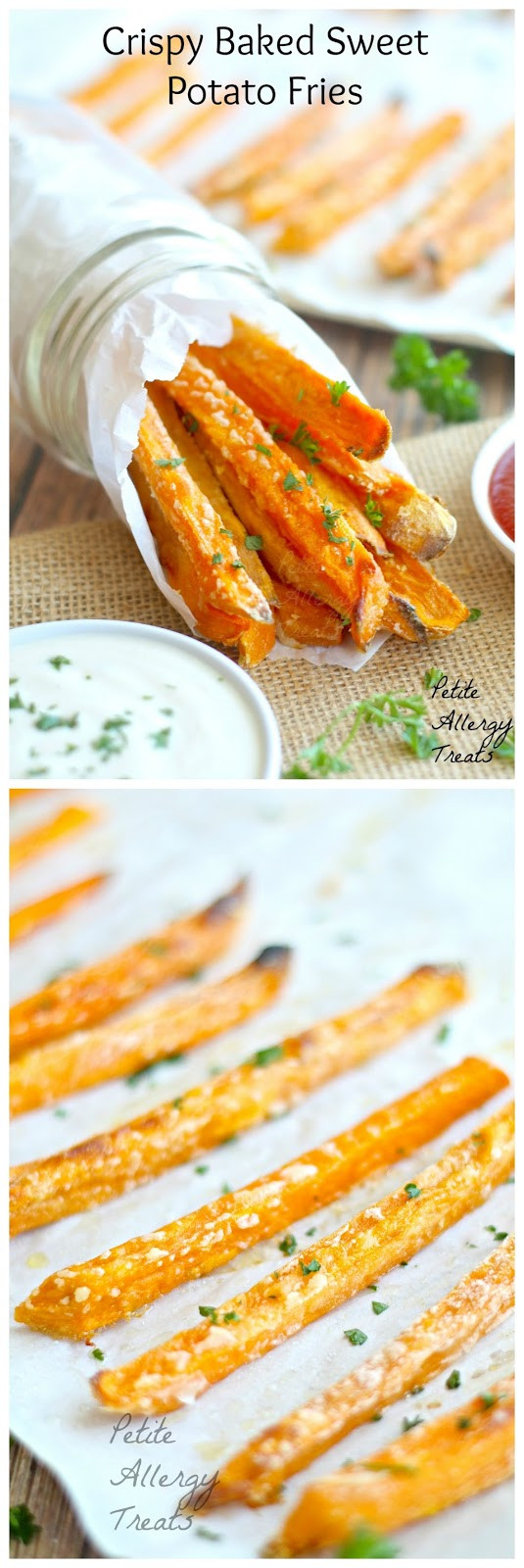 Crispy Baked Sweet Potato Fries
 Baked Crispy Sweet Potato Fries Gluten Free Egg Free