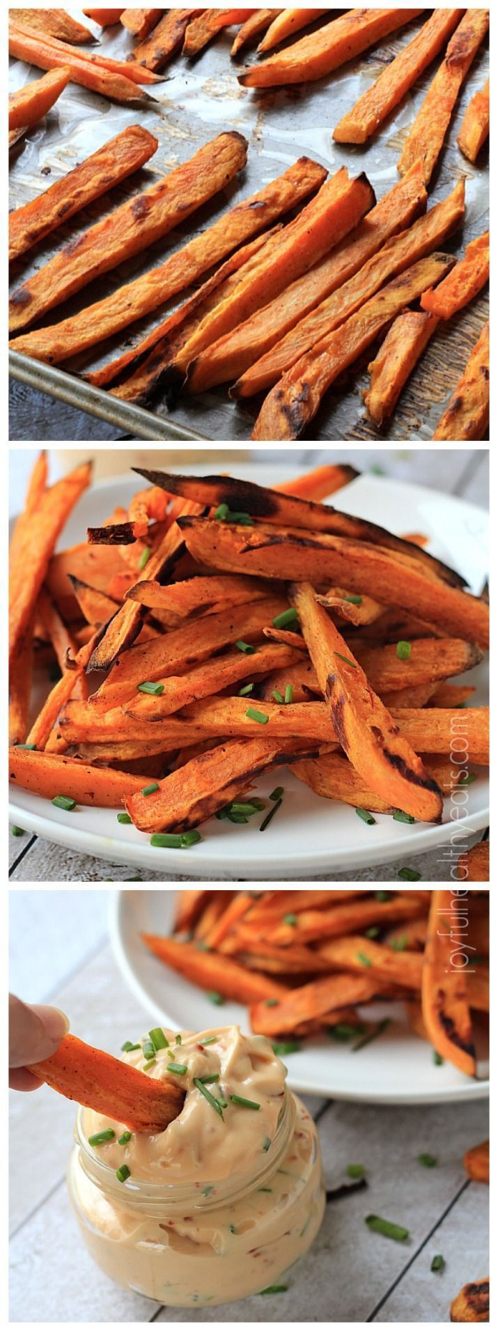 Crispy Baked Sweet Potato Fries
 Crispy Baked Sweet Potato Fries with a Chipotle Lime Aioli