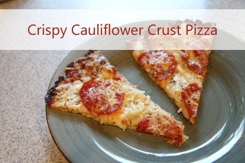 Crispy Cauliflower Pizza Crust
 Cauliflower Pizza Crust Grain Free Gluten Free Low Carb