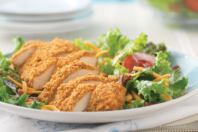 Crispy Chicken Salad
 Crispy Chicken BLT Salad Kraft Recipes