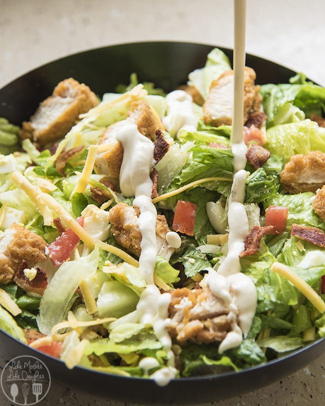 Crispy Chicken Salad
 Crispy Chicken Cobb Salad Like Mother Like Daughter