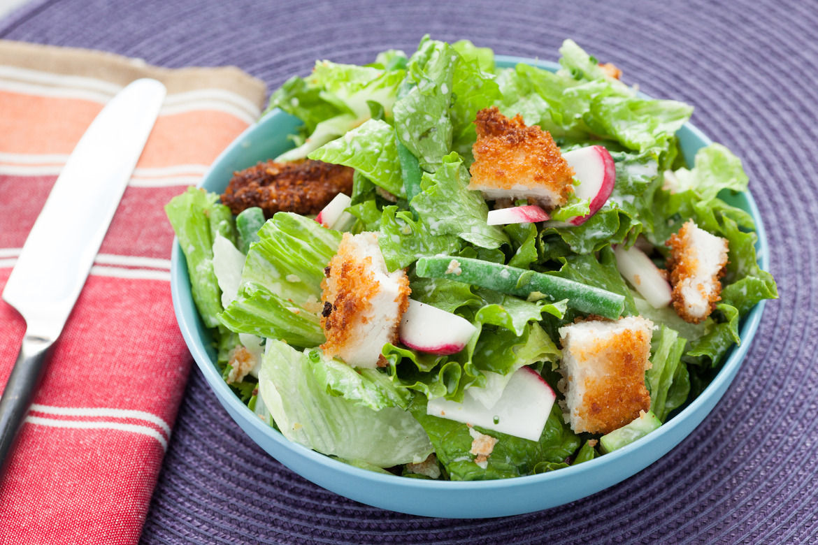 Crispy Chicken Salad
 Recipe Crispy Chicken Chopped Salad with Creamy