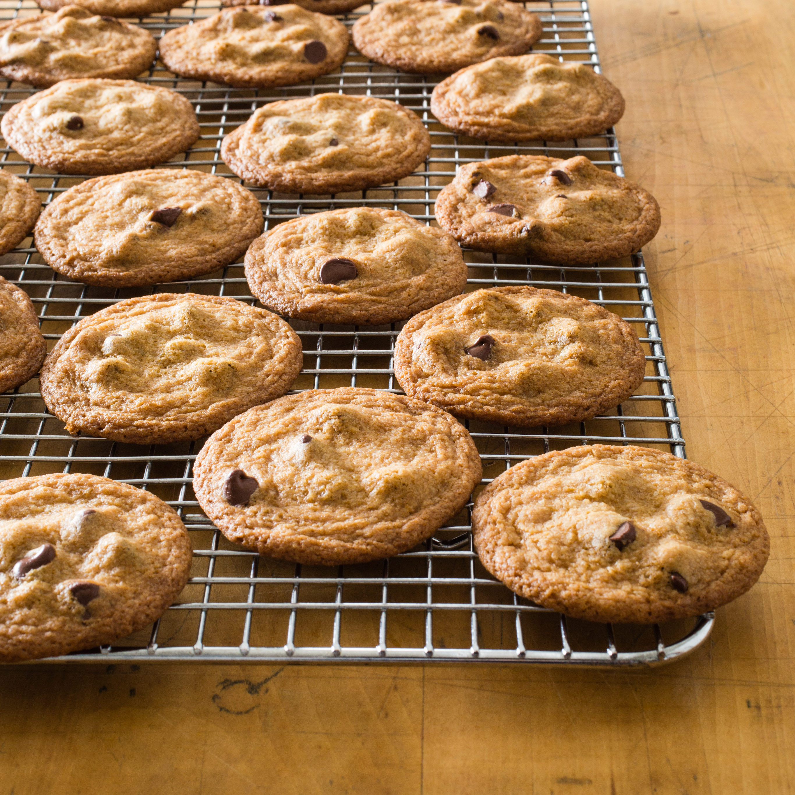 Crispy Chocolate Chip Cookies
 Thin Crispy Chocolate Chip Cookies