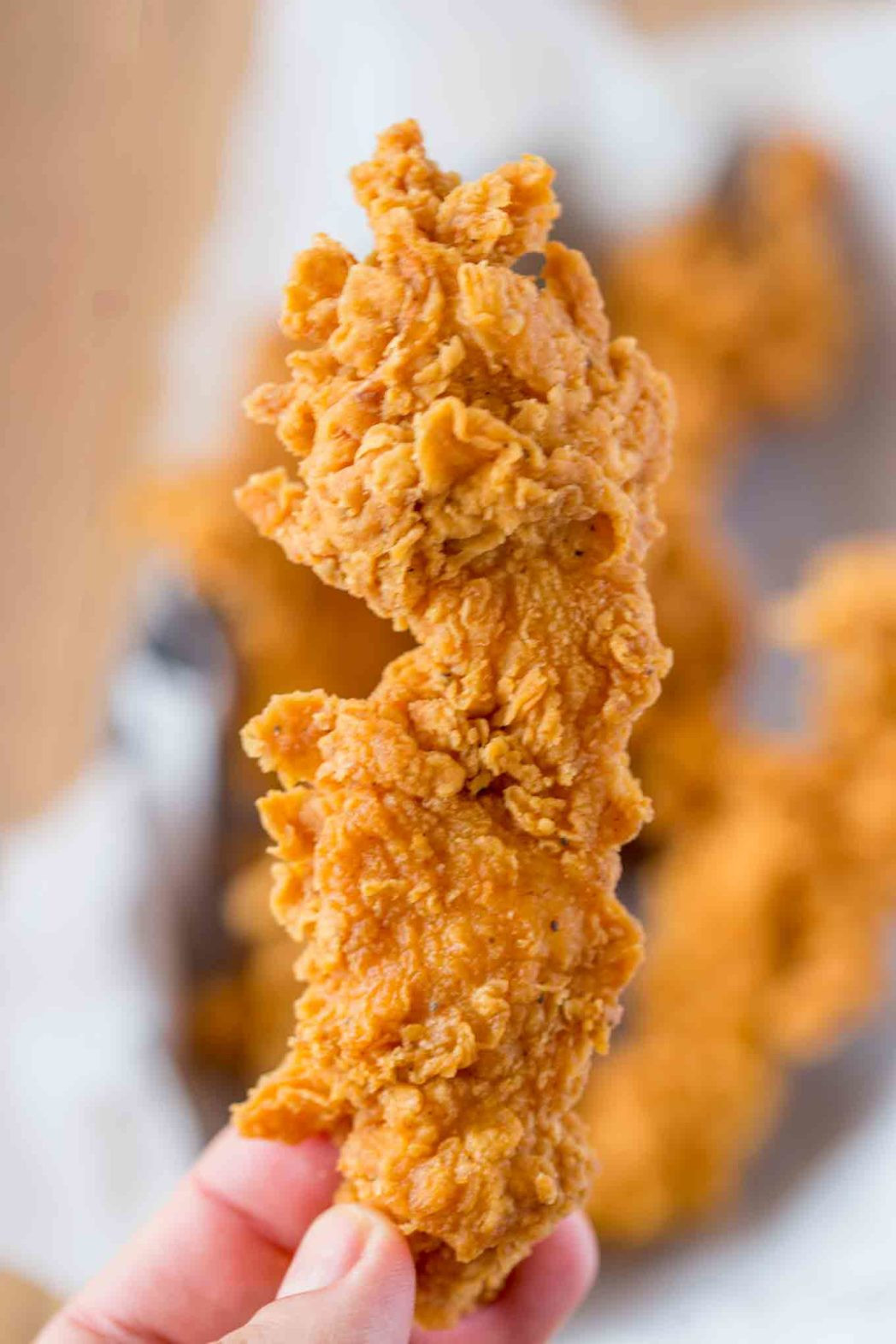 Crispy Fried Chicken Tenders
 Super Crispy Chicken Tenders Dinner then Dessert