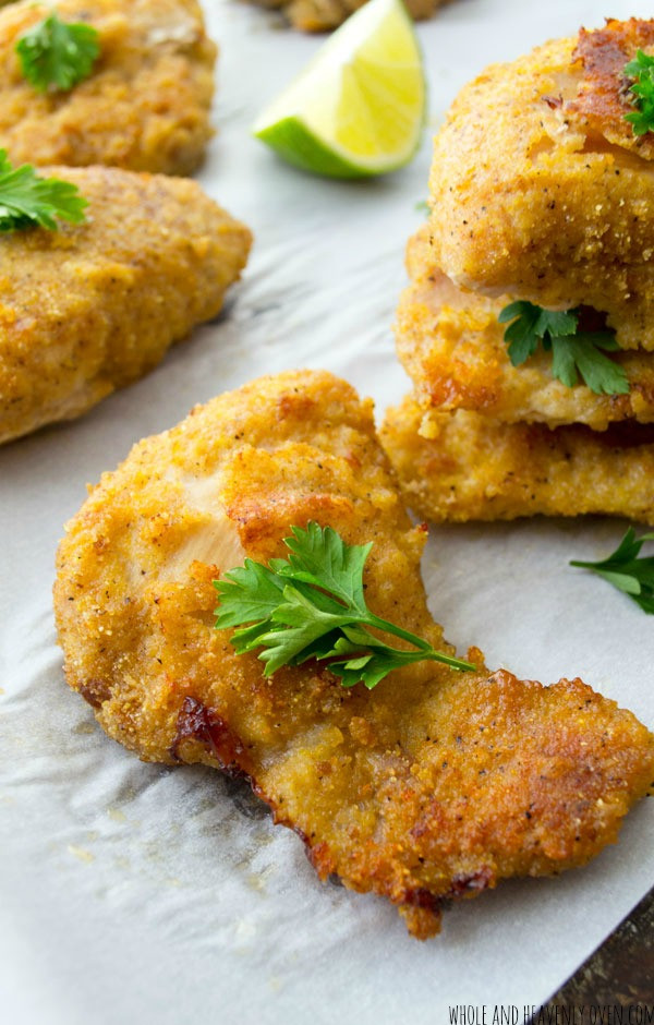 Crispy Fried Chicken Tenders
 Oven Fried Crispy Chicken Tenders