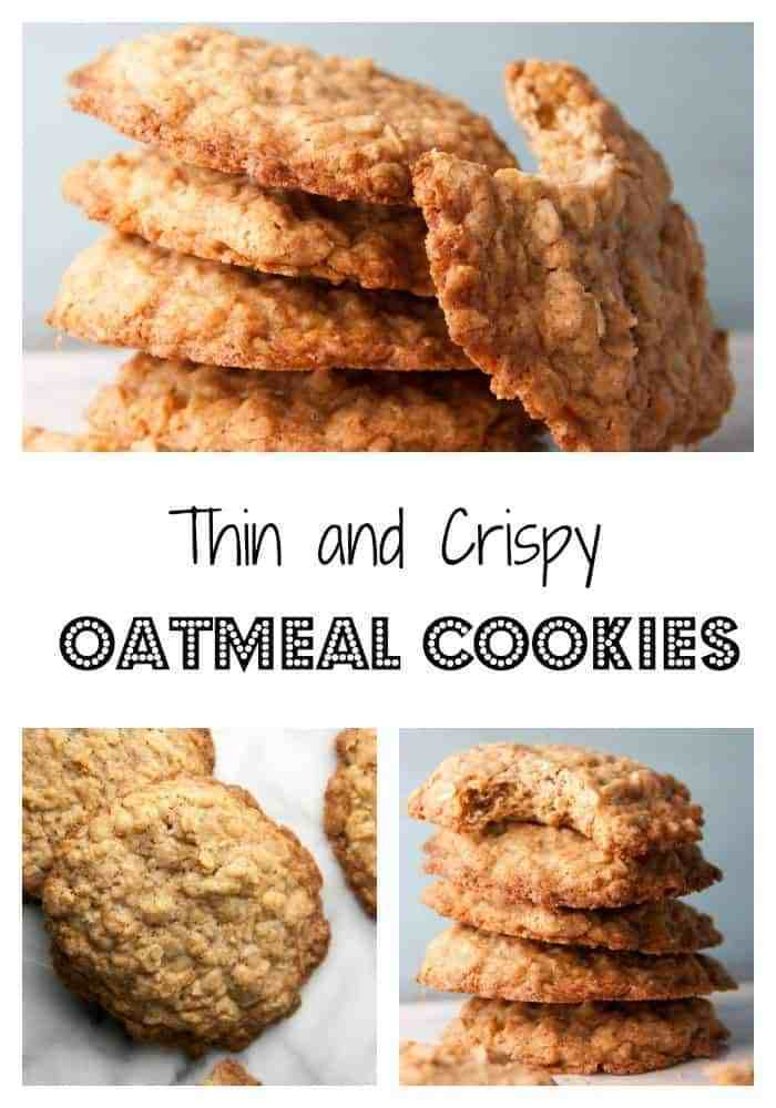 Crispy Oatmeal Cookies
 Thin and Crispy Oatmeal Cookies Boston Girl Bakes