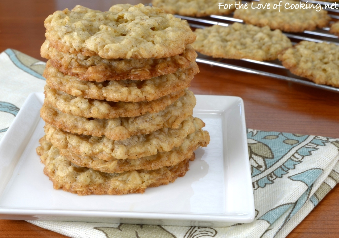 Crispy Oatmeal Cookies
 Thin and Crispy Oatmeal Cookies