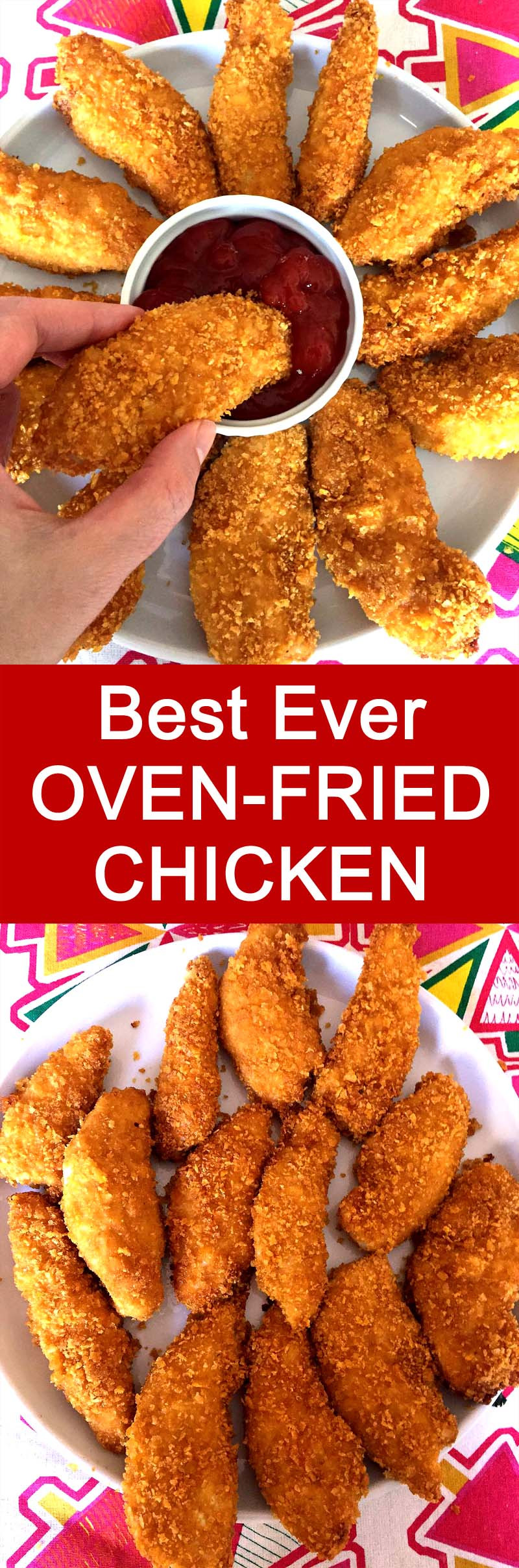 Crispy Oven Fried Chicken Recipe
 Best Ever Crispy Baked Oven Fried Chicken Recipe – Melanie