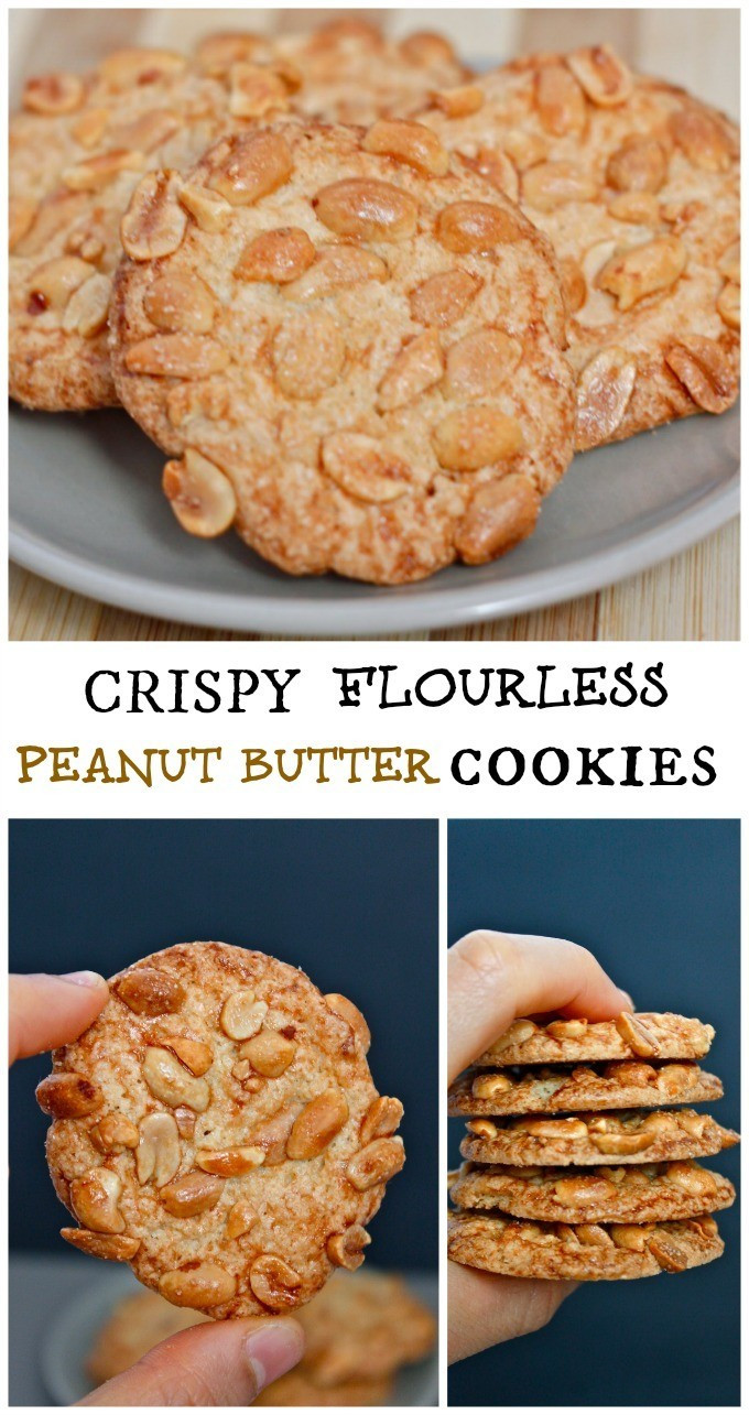Crispy Peanut Butter Cookies
 crispy flourless Peanut Butter Cookies