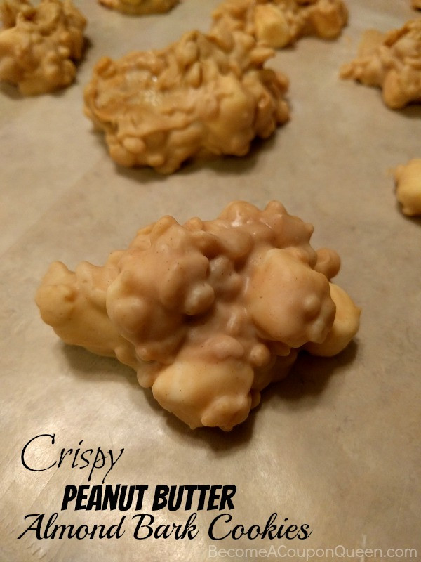Crispy Peanut Butter Cookies
 Crispy Peanut Butter Almond Bark Cookies Be e a Coupon