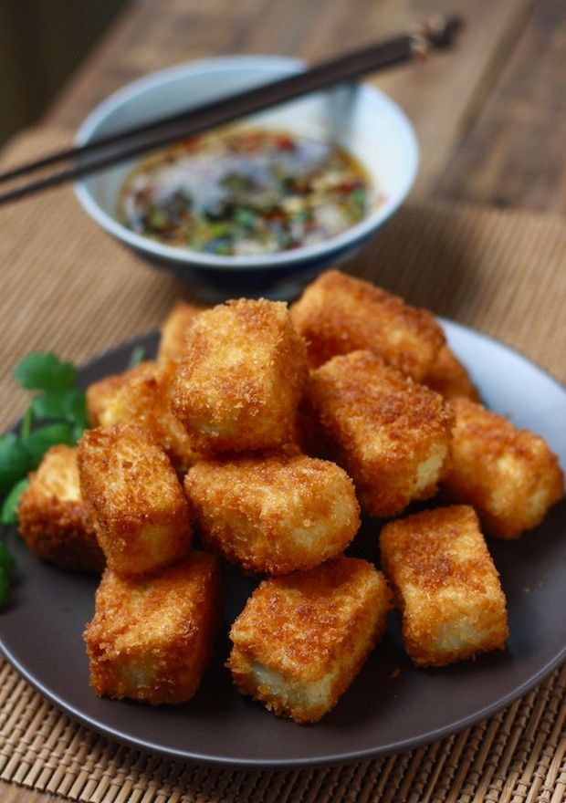 Crispy Tofu Recipes
 Fried Tofu with Dipping Sauces