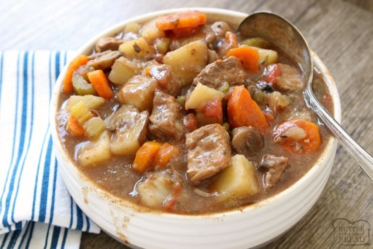 Crock Pot Beef Stew Recipes
 THE BEST CROCK POT BEEF STEW Butter with a Side of Bread