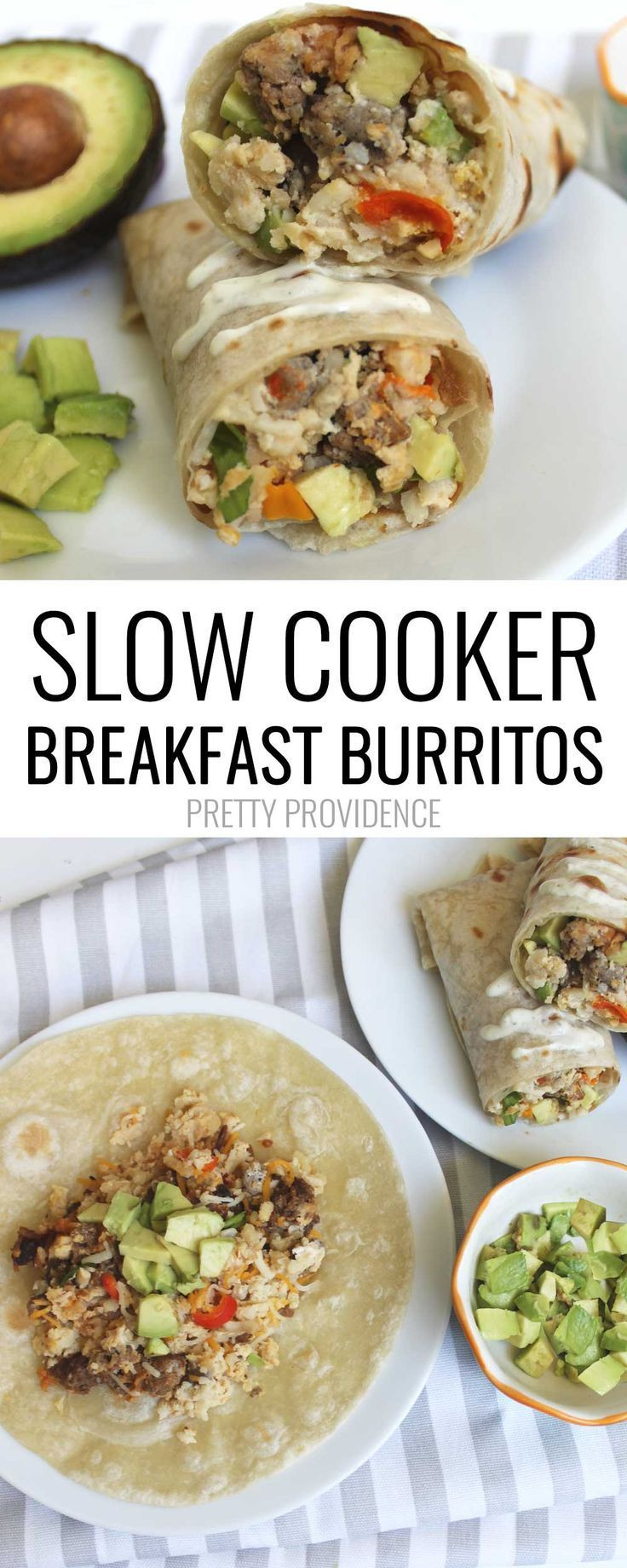 Crock Pot Breakfast Burritos
 Slow Cooker Breakfast Burritos Recipe