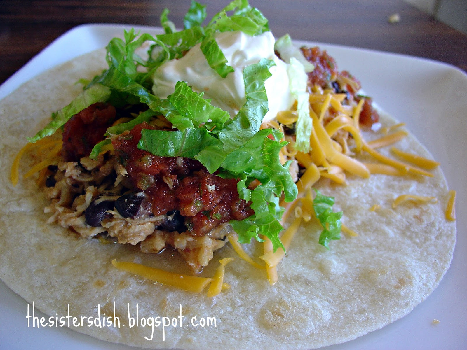 Crock Pot Breakfast Burritos
 The Sisters Dish Crock Pot Chicken Burritos