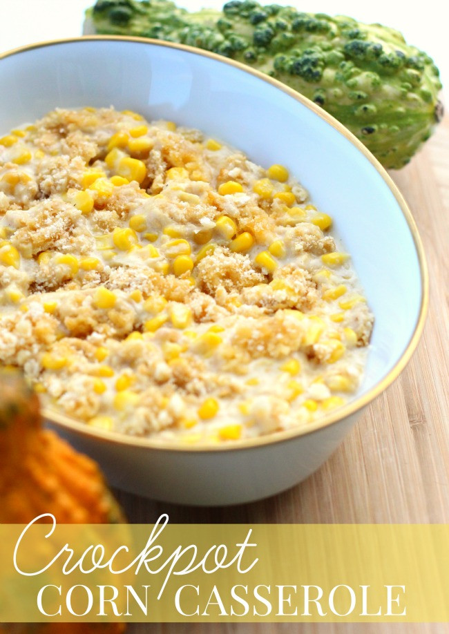 Crock Pot Corn Casserole
 Crockpot Corn Casserole Recipe Thanksgiving Prep Tips