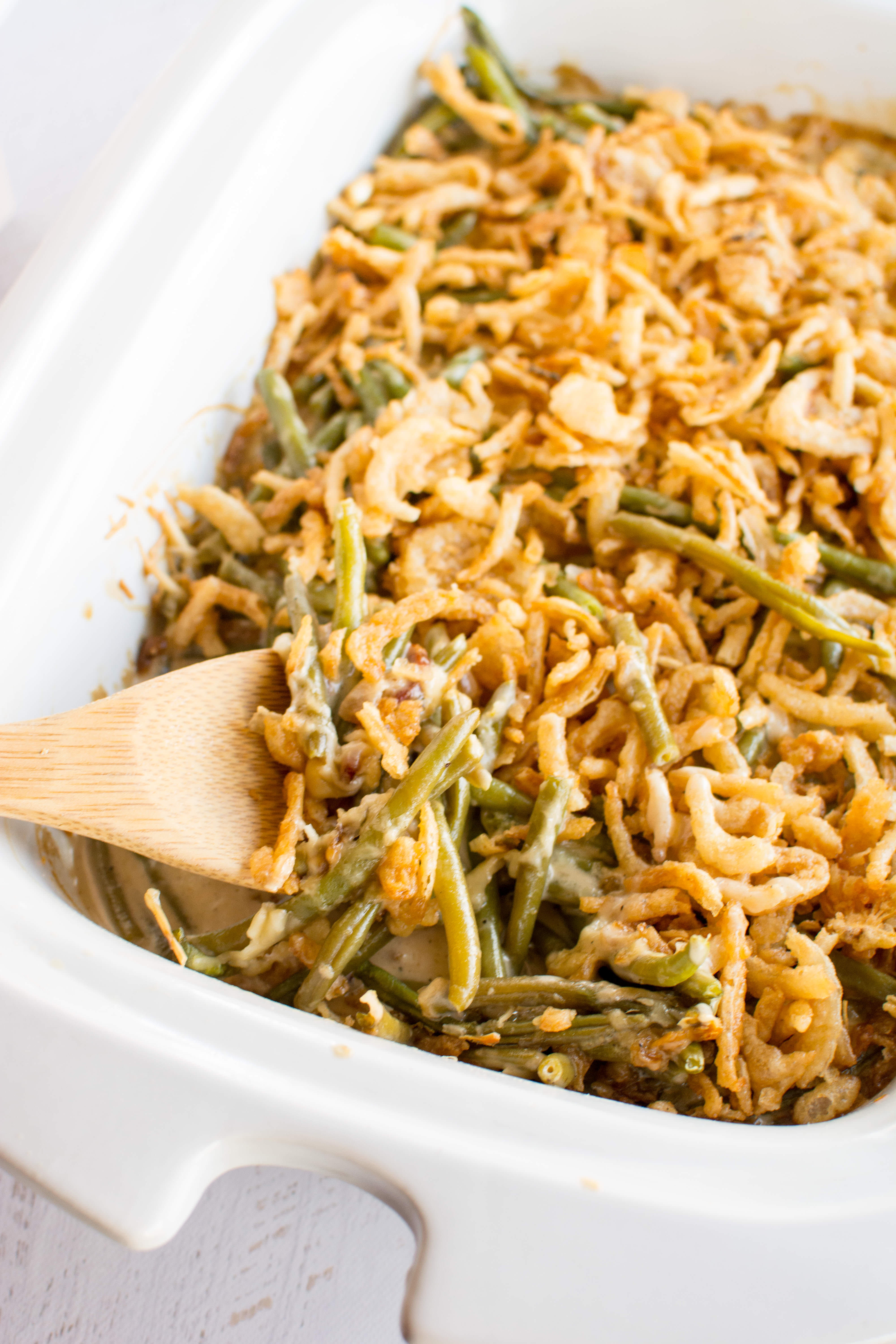 Crock Pot Green Bean Casserole
 Slow Cooker Fresh Green Bean Casserole