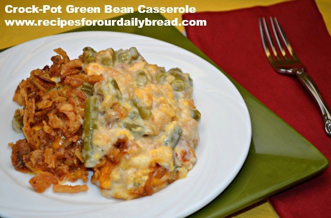 Crock Pot Green Bean Casserole
 Lima Bean Casserole Crock Pot recipesforourdailybread