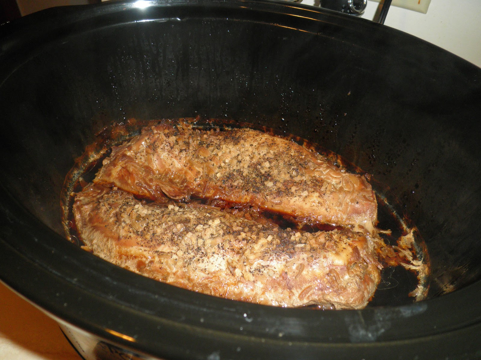 Crock Pot Pork Loin
 Secrets from the Cookie Princess Crock Pot Pork Tenderloin