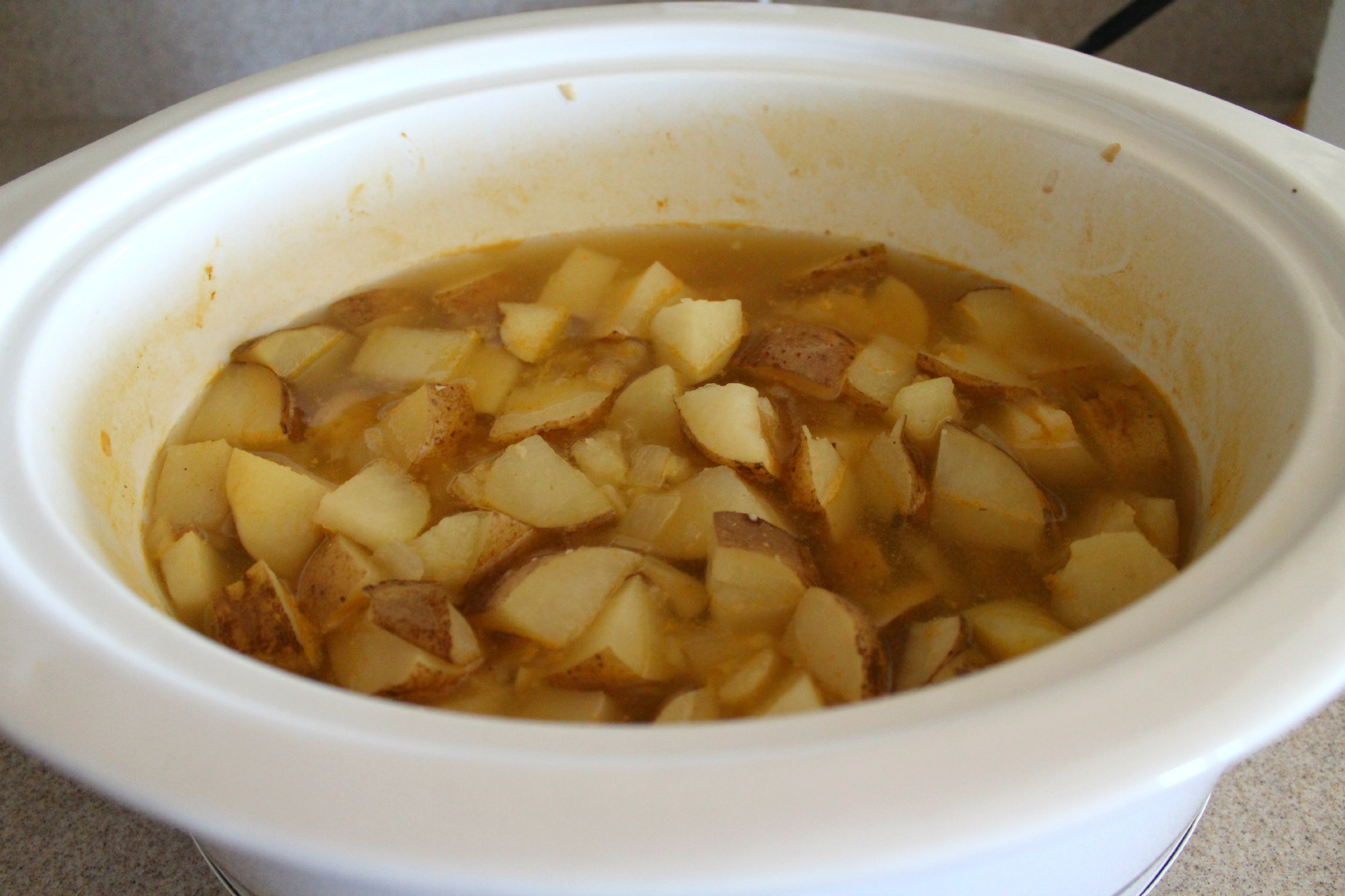 Crock Pot Potato Recipes
 Easy Crock Pot Potato Soup Recipe Teaspoon Goodness