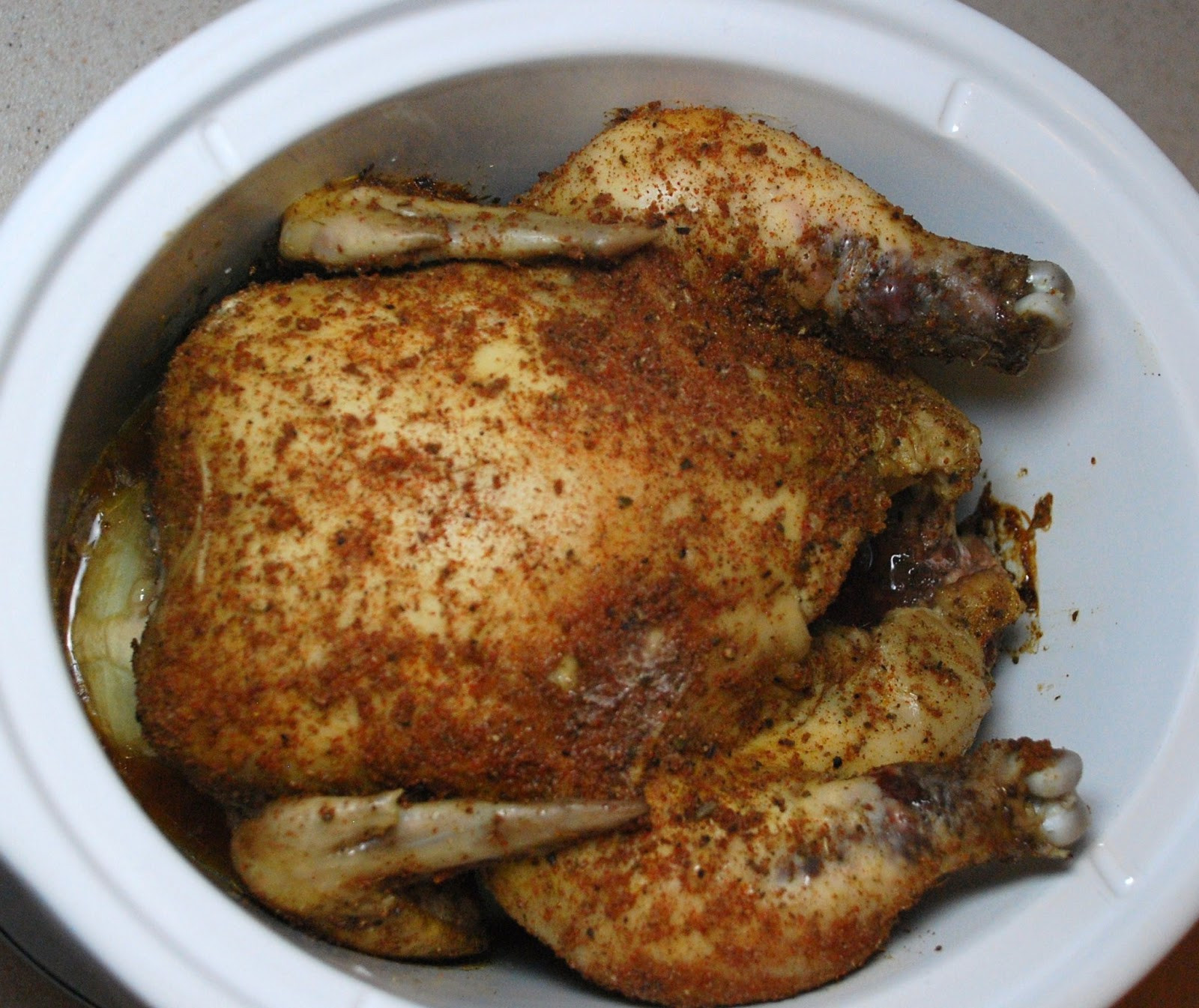 Crock Pot Roasted Chicken
 Everyday Insanity Crock Pot Roast Chicken SRC