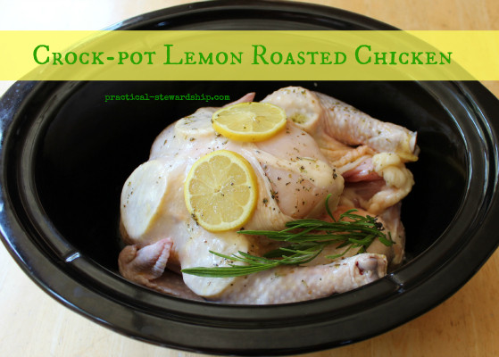 Crock Pot Roasted Chicken
 Crock pot Lemon Roasted Chicken Practical Stewardship