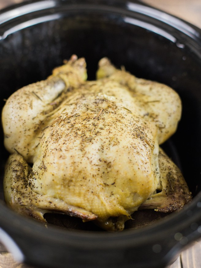 Crock Pot Roasted Chicken
 Crock Pot Roast Chicken Dad With A Pan