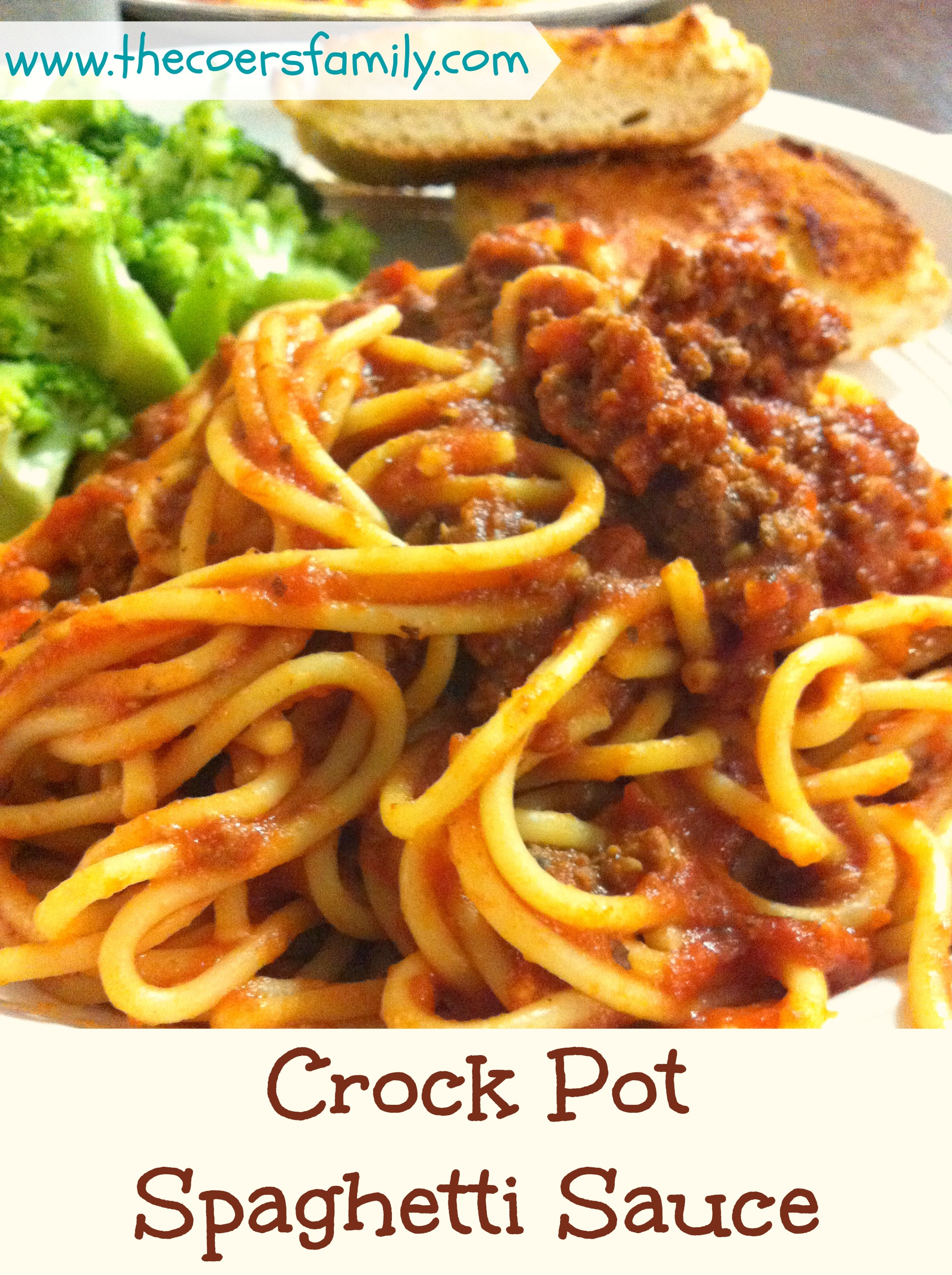 Crock Pot Spaghetti Sauce
 Crock Pot Spaghetti Sauce