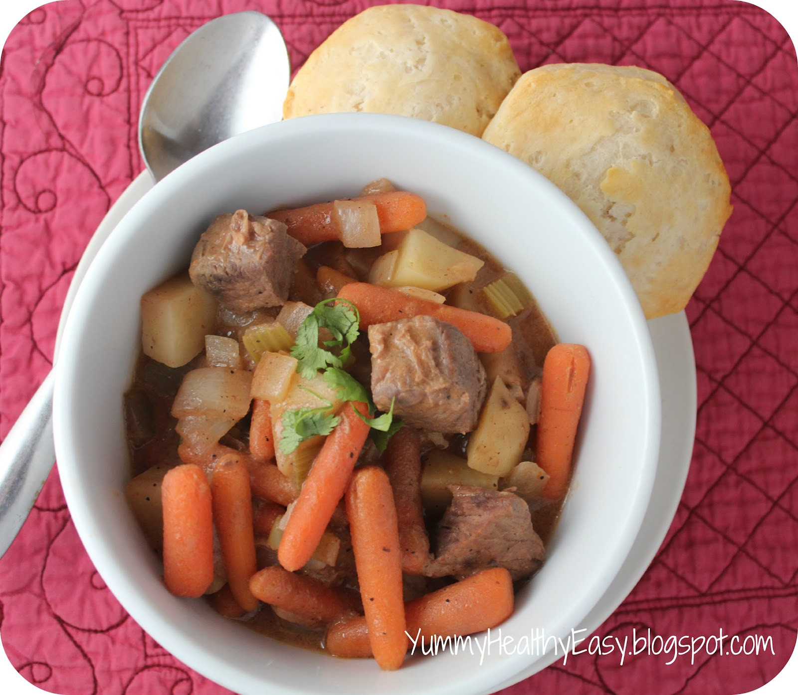 Crock Pot Stew
 Easy Crock Pot Beef Stew Yummy Healthy Easy