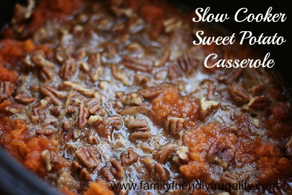 Crock Pot Sweet Potato Casserole
 Tasty & Sweet Slow Cooker Sweet Potato Casserole